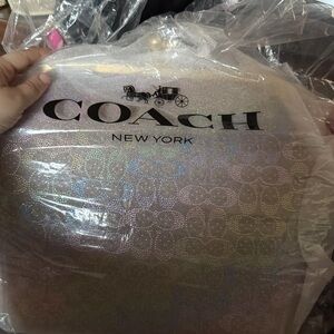 Coach rainbow crystal kisslocks brand new large size.